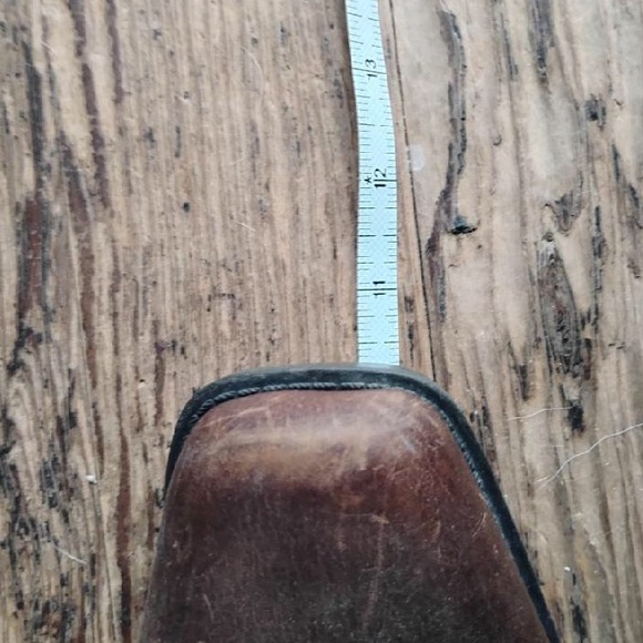 🤠MOSSIMO BROWN LEATHER BOOTS -size 10🤠 - Picture 5 of 8